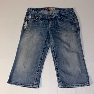 BKE Stella Women’s Size 30 Blue Distressed Jean Shorts
